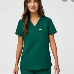 Figs Hunter Green Catarina XXS Top